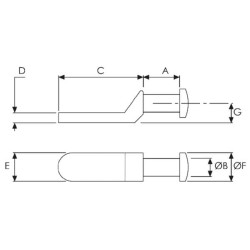 Juodas vyrio varžtas 6030261