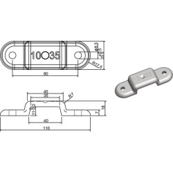 Lizdų laikiklis cinkuotas 778105KR