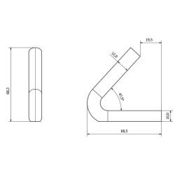 Suvirinamas kabliukas 1/2" Ø WS3103