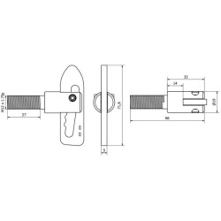 Anti-luce antgalis M12x33-14 M53570