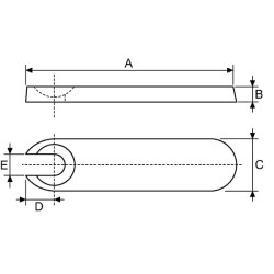 Plokštelė s/c 150x9,5mm WS3019