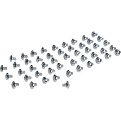 Sraigtas su mygtuku DIN88107 M6x10 plieninis cinkuotas 4.6 Kramp 88107610