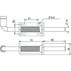 Spyruoklinis varžtas 770025KR