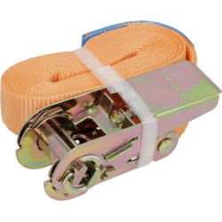 Reketo dirželis Tipas 25A, 4kN 4m Begalinis TS25004