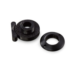 Minax-Fasener viršutinė dalis plastikinė, juoda PL11375