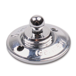 Greito veikimo užsegimas apatinėje dalyje, audinio / audinio tvirtinimui, žalvaris chromuotas PL11906