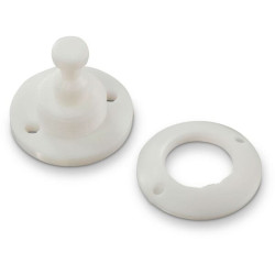 Minax-Fasener apatinės dalies plastikas, baltas PL10105