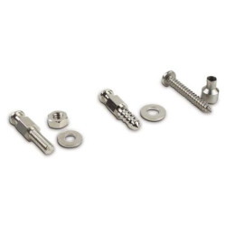 Medvaržtis, 4,3 x 25 mm įsk. poveržlė, žalvarinė nikeliuota PL10109