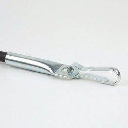 Suspaudžiama virvė / guminis galas Ø6 mm su spaustuku PL10188