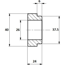 Įvorė Federschuh HW97604806