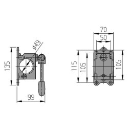 Rato domkrato spaustukas 249804