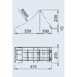 Ratų kaladėlė PVC juoda 1732681