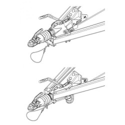 Stabdomas vilkties kablys V KFG35-D 203090001