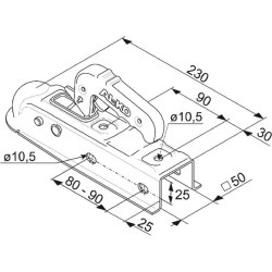 Buksyravimo rutulio jungtis AK7 1224339