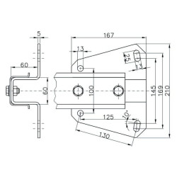 Rutulinė mova 1500kg V tipo 1733856