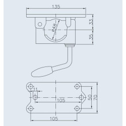 48 mm liejimo spaustuko laikiklis 1860656