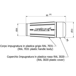 Rankena 15 mm PVC STR1312