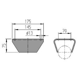 Rato domkrato flanšas 1224014