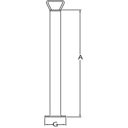 Stabilizatorius Ø48mm 600mm STR24