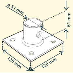 Vamzdžių sujungimo laikiklis STRLTST0151