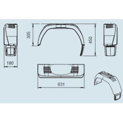 Purvasaugis su apsauga nuo purslų 1258853