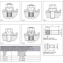 Blokavimo veržlė M27x1,50 plieninė BPW 0252733800