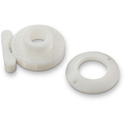 Minax-Fasener viršutinė dalis plastikinė, balta PL10104