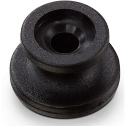 Apvalus mygtukas, plastikinis juodas, skirtas Ø 6-8 mm plėstuvams PL10087