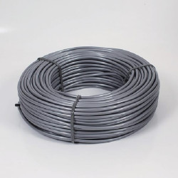 PVC kabelis 10mm sidabrinis PL10130