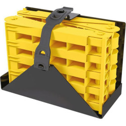 Juodas laikiklis su PVC spyruokle Origamy 600710200