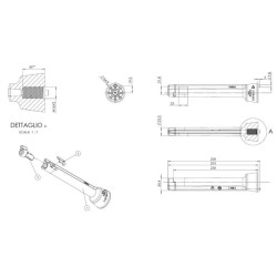 Plastikinė tvirtinimo atrama Klok® skirta E53 / big 600250300