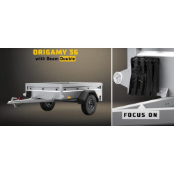 Rato trinkelių laikiklis Beam®, dvigubas, skirtas Origamy® 36 600900200