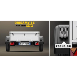 Rato trinkelių laikiklis Beam®, vienas, skirtas Origamy® 36 600900100