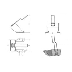 Apatinės kojos pleišto laikiklis G 36 110336215