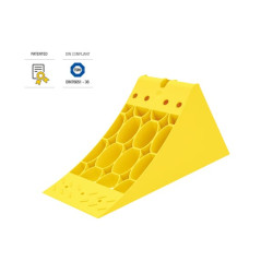 Rato trinkelė Crowny® 36, geltona, homologuota, termoplastinė 600090200