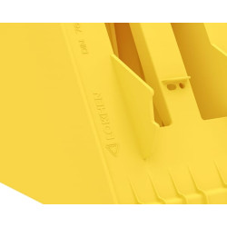 Rato trinkelė Crowny® 53, geltona, homologuota, termoplastinė 600110200