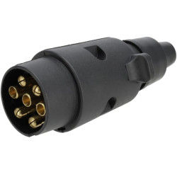 Priekabos kištukas 7 kontaktų, plastikinis, 12V, varžtiniai gnybtai (pak. 10 vnt) TR00001KRPACK
