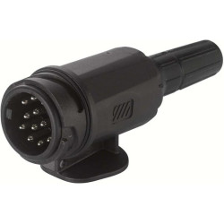 Priekabos kištukas 13 kontaktų, plastikinis, 12V, ilgo tipo, varžtiniai gnybtai 8JA005951041