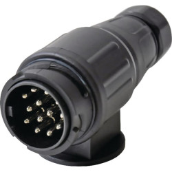 Kištukas 13 polių plastikinis LA403018