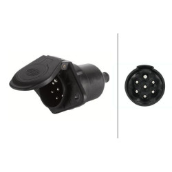 Lizdas – 24V – 7 kontaktų jungtis – Kištukas: Blade terminalas 8JB008085021