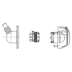 Vandeniui atsparus lizdas 103371JAE