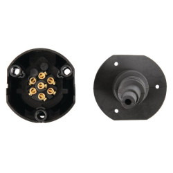 Vandeniui atsparus 7 kontaktų PVC lizdas 101298JAE