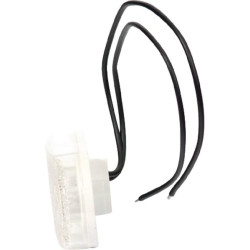 Žymeklis LED, stačiakampis, 12/24V, skaidrus, užsukamas, 113x63mm, Waś 1400690530