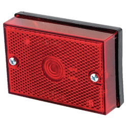 Stačiakampio formos žymeklio lemputė, raudona, užsegama, Waś 1400690410