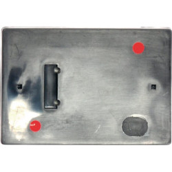 Stačiakampio formos žymeklio lemputė, raudona, užsegama, Waś 1400690410