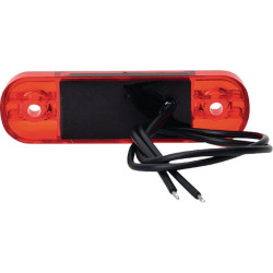 Žymeklis LED, stačiakampis, 12/24V, raudonas, užsukamas, 84x24mm, 3 šviesos diodai, Waś 1400300709