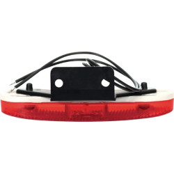 Žymeklis LED, stačiakampis, 12/24V, raudonas, užsukamas, 113x63mm, Waś 1400690533