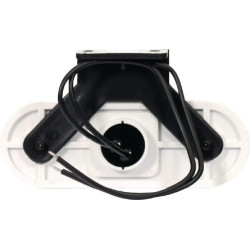 Žymeklis LED, stačiakampis, 12/24V, skaidrus, užsukamas, 113x63mm, Waś 14006905300