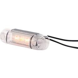 Žymeklis LED, stačiakampis, 12/24V, baltas, užsukamas, 84x25x24mm, Waś 1400690820