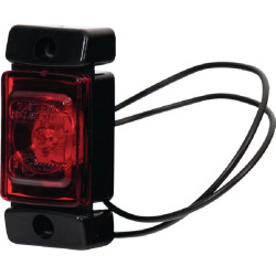 Žymeklis LED, stačiakampis, 12/24V, raudonas, užsukamas, 72x32mm, Waś 1400690850